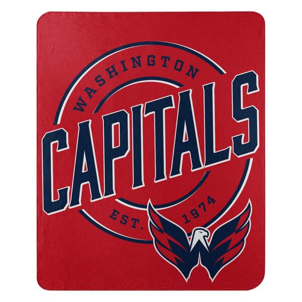 Washington Capitals 50" x 60" Campaign Fleece Blanket - Dynasty Sports & Framing 