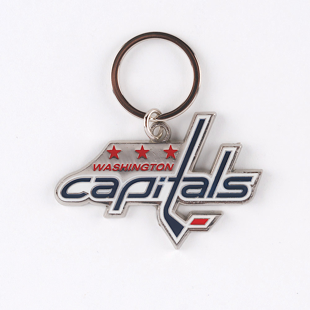 Washington Capitals Metal Logo Hockey Keychain - Dynasty Sports & Framing 