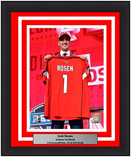 Josh Rosen Arizona Cardinals 2018 Draft NFL Football 8" x 10" Framed and Matted Photo - Dynasty Sports & Framing 