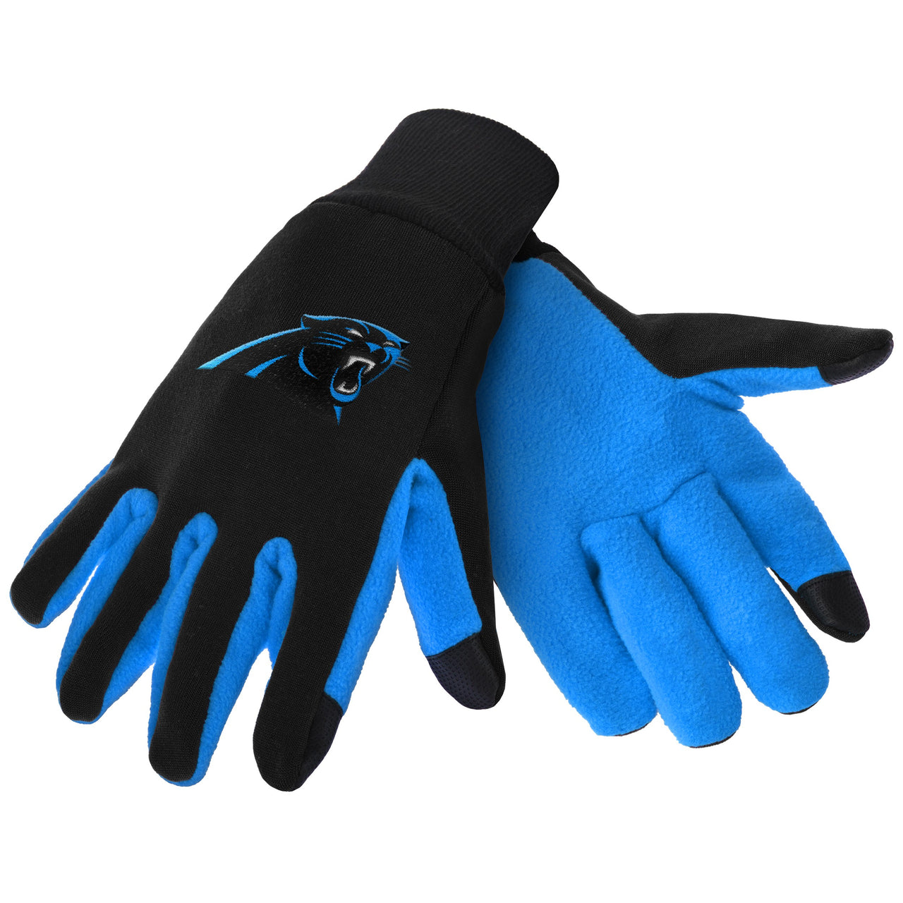 Carolina Panthers NFL Football Texting Gloves - Dynasty Sports & Framing 