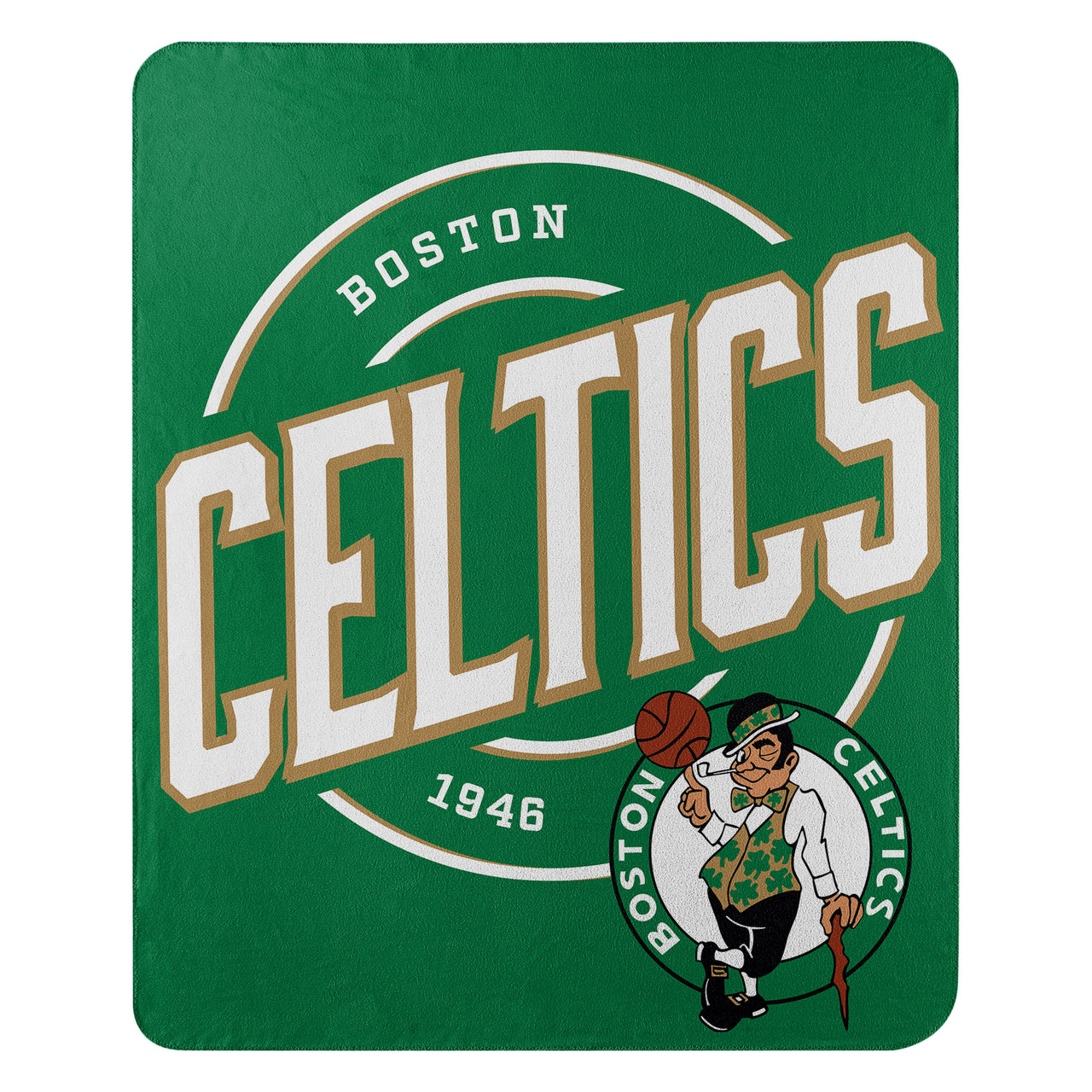 Boston Celtics 50" x 60" Campaign Fleece Blanket - Dynasty Sports & Framing 