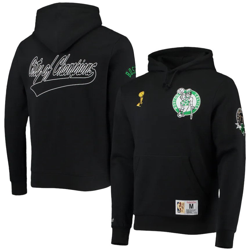 Boston Celtics Mitchell & Ness Champ City Hoodie - Dynasty Sports & Framing 