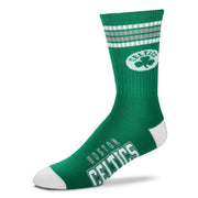 Boston Celtics Men's 4 Stripe Deuce Socks - Dynasty Sports & Framing 