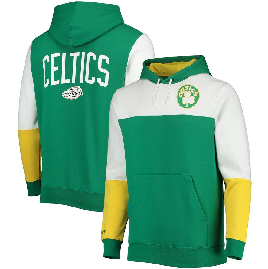 Boston Celtics Mitchell & Ness Fusion Fleece 2.0 Hoodie - Dynasty Sports & Framing 