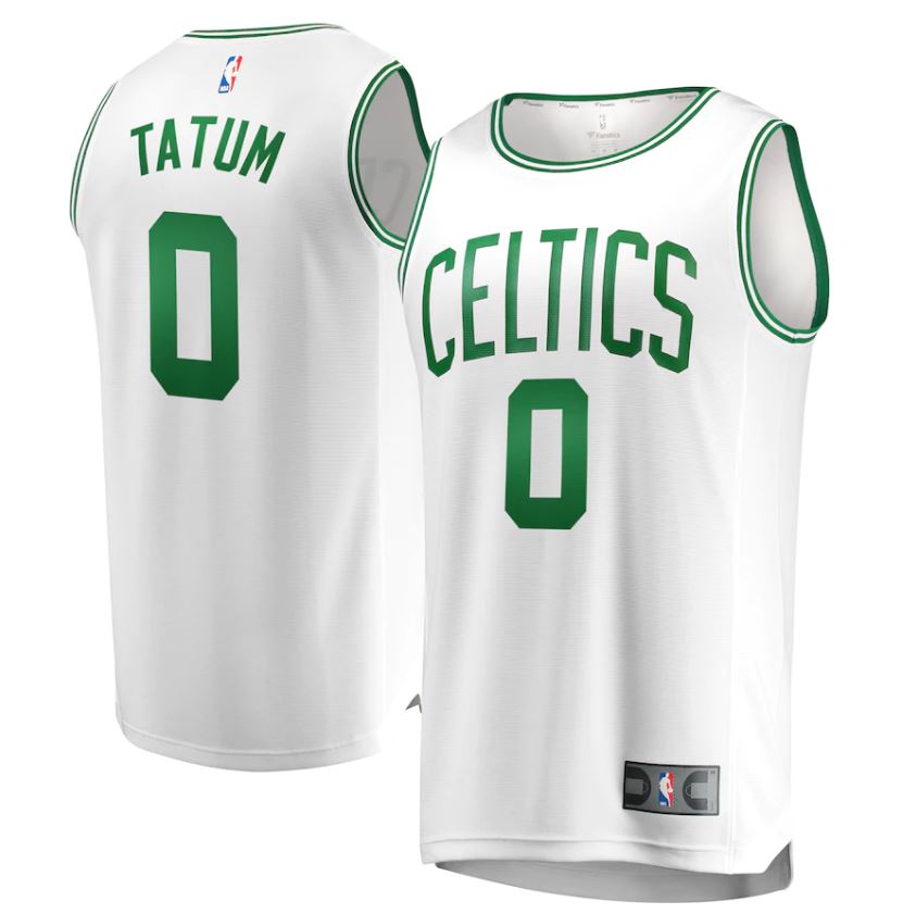 Jayson Tatum Boston Celtics Fast Break White Replica Jersey - Dynasty Sports & Framing 