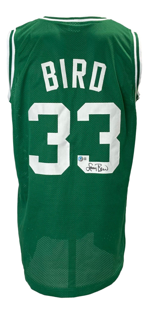 Larry Bird Boston Celtics Autographed Green Jersey - Dynasty Sports & Framing 