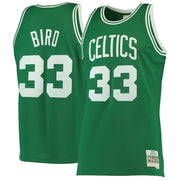 Larry Bird Boston Celtics Mitchell & Ness Hardwood Classics 1985-86 Swingman Jersey - Dynasty Sports & Framing 