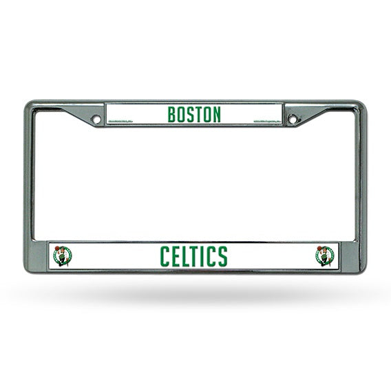 Boston Celtics Chrome License Plate Frame - Dynasty Sports & Framing 