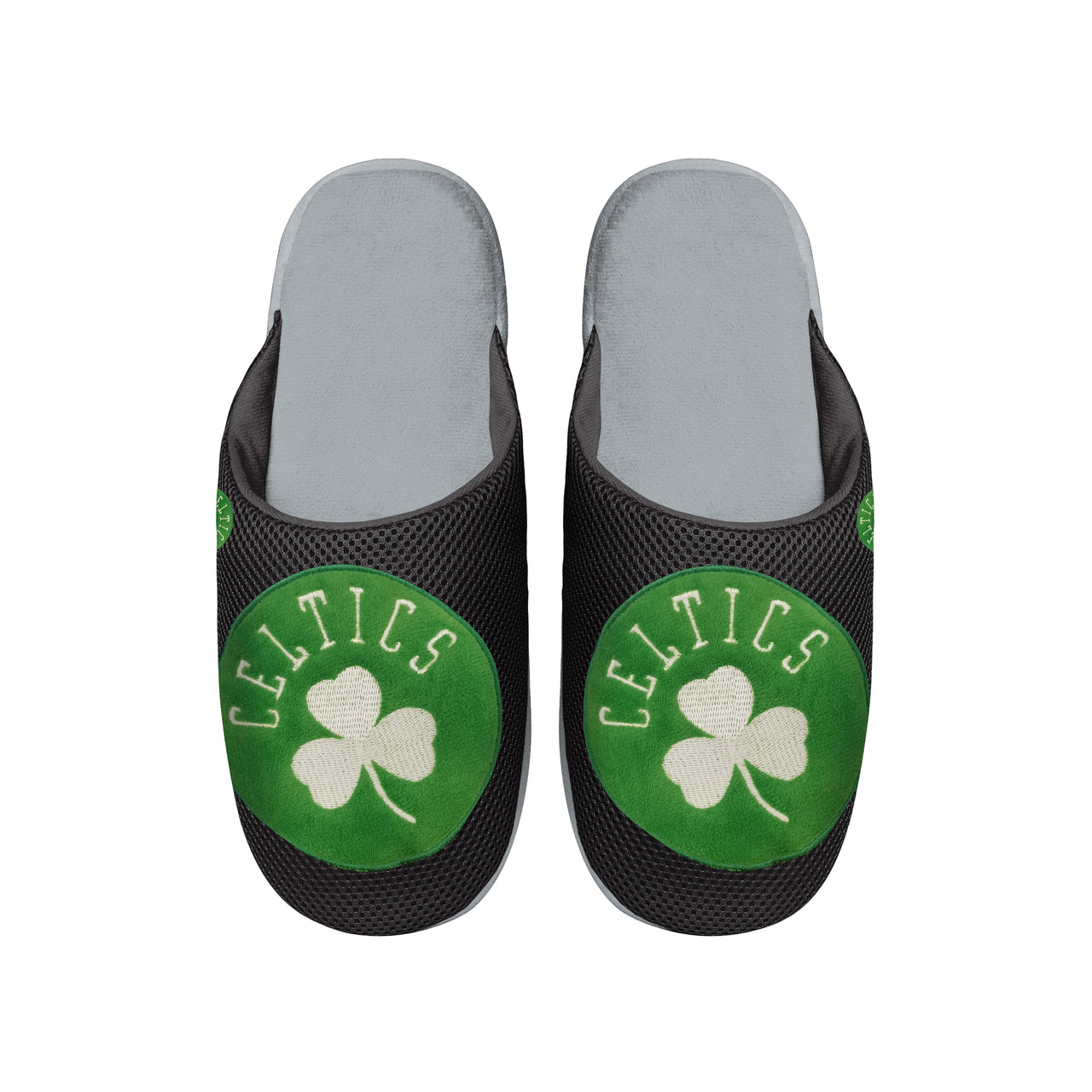 Boston Celtics Big Logo Mesh Slide Slippers - Dynasty Sports & Framing 