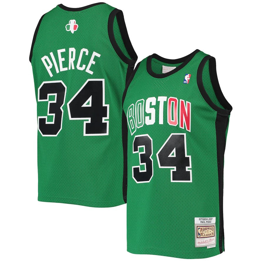 Paul Pierce Boston Celtics Mitchell & Ness Hardwood Classics 2007-2008 Alternate Swingman Jersey - Dynasty Sports & Framing 
