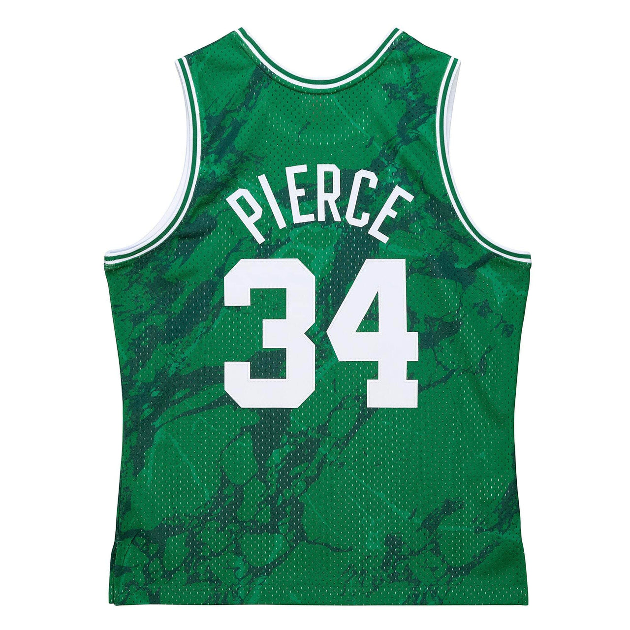 Paul Pierce Boston Celtics Mitchell & Ness Green Hardwood Classics 2007-08 Marble Swingman Jersey - Dynasty Sports & Framing 