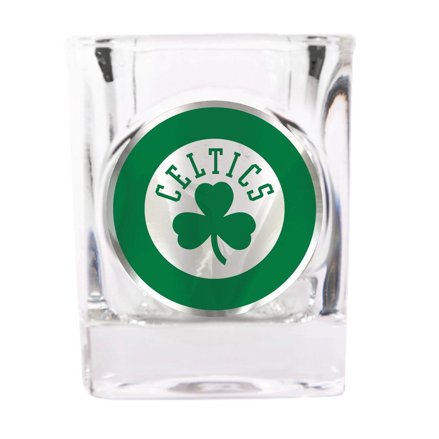Boston Celtics Square Shot Glass | Basketball Drinkware, Glasses, and Mugs