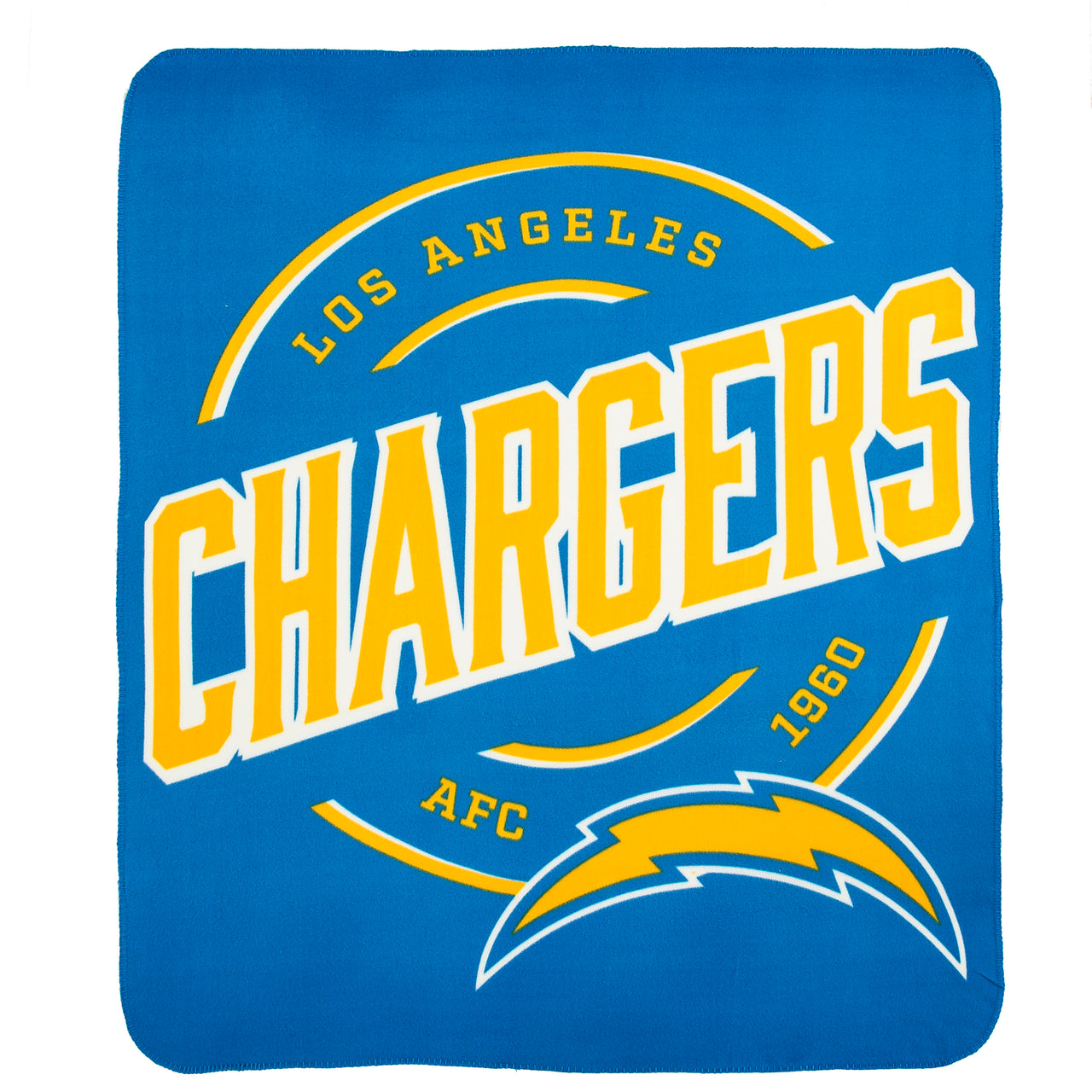 Los Angeles Chargers 50" x 60" Campaign Fleece Blanket - Dynasty Sports & Framing