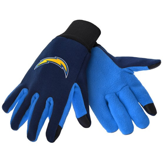 Los Angeles Chargers Texting Gloves - Dynasty Sports & Framing 