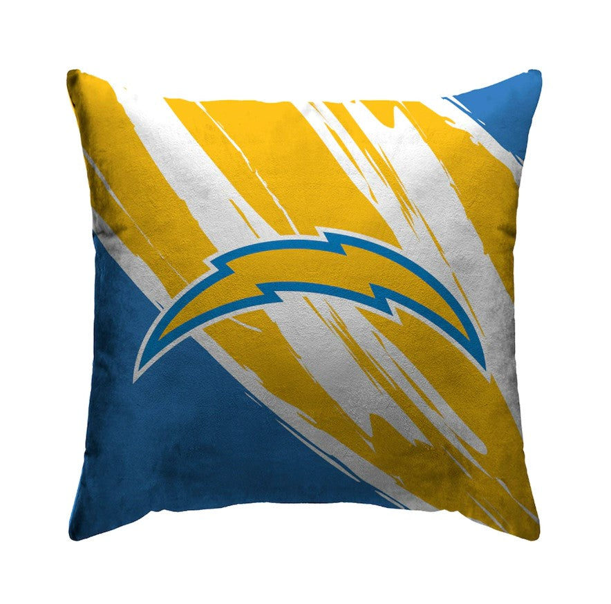Los Angeles Chargers 18'' x 18'' Retro Jazz Poly Span Décor Pillow - Dynasty Sports & Framing 