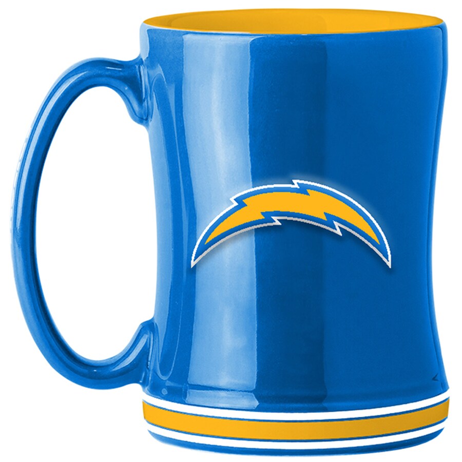 Los Angeles Chargers Logo Relief Coffee Mug - Dynasty Sports & Framing 
