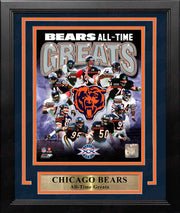 Chicago Bears All-Time Greats 8" x 10" Framed Football Photo - Dynasty Sports & Framing 