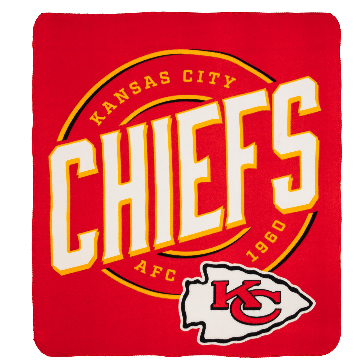 Kansas City Chiefs 50" x 60" Campaign Fleece Blanket - Dynasty Sports & Framing 