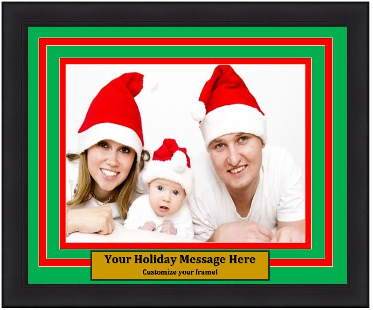 Dynasty Customized Holiday Photo Picture Frame Kit (Horizontal) - Dynasty Sports & Framing 
