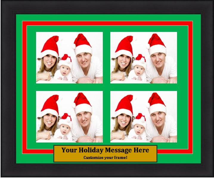Dynasty Customized Holiday Photo Picture Frame Kit (Horizontal) - Dynasty Sports & Framing 