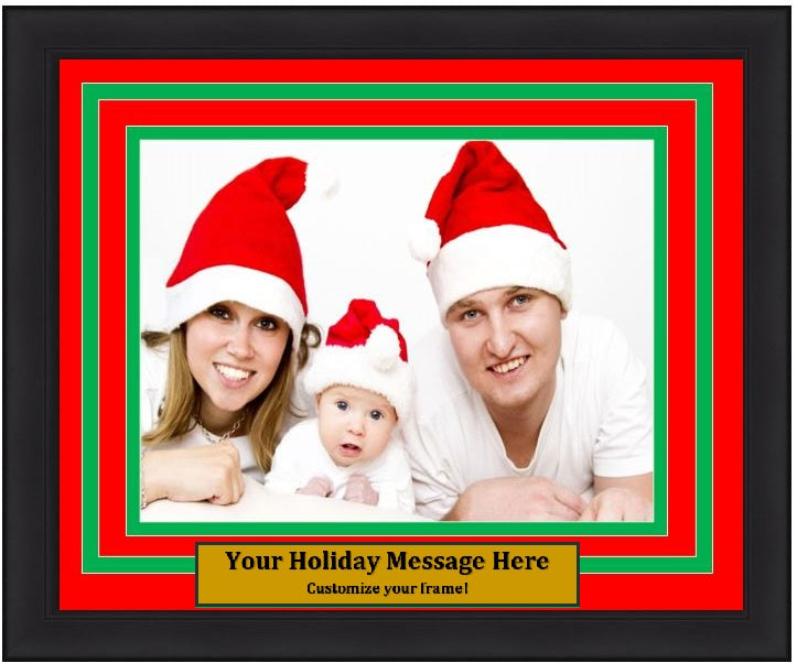 Dynasty Customized Holiday Photo Picture Frame Kit (Horizontal) - Dynasty Sports & Framing 