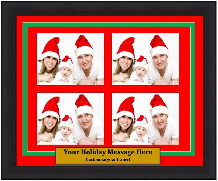 Dynasty Customized Holiday Photo Picture Frame Kit (Horizontal) - Dynasty Sports & Framing 