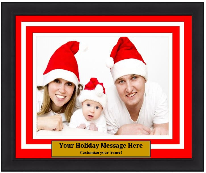 Dynasty Customized Holiday Photo Picture Frame Kit (Horizontal) - Dynasty Sports & Framing 