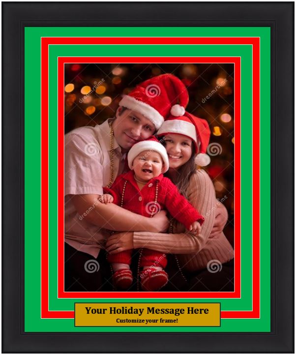 Dynasty Customized Holiday Photo Picture Frame Kit (Vertical) - Dynasty Sports & Framing 