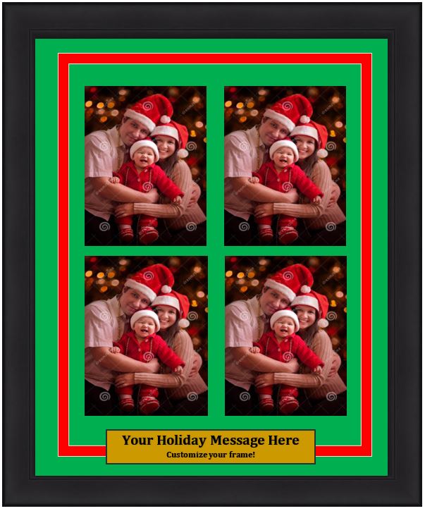 Dynasty Customized Holiday Photo Picture Frame Kit (Vertical) - Dynasty Sports & Framing 