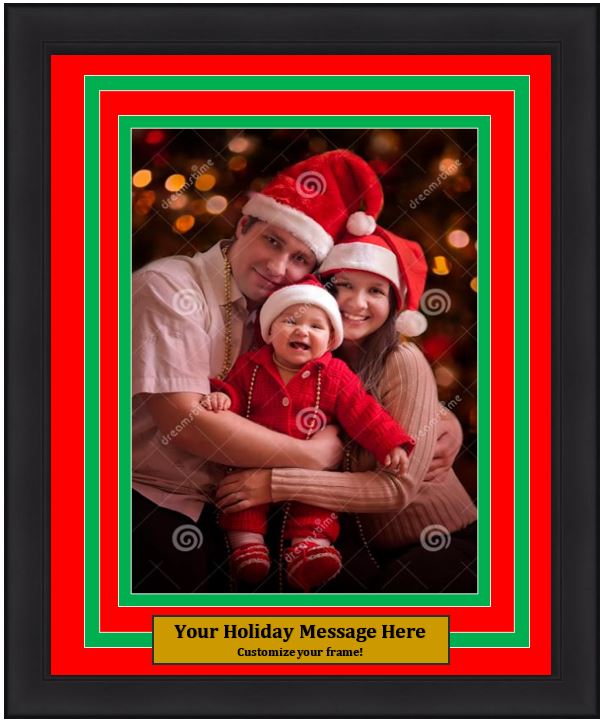 Dynasty Customized Holiday Photo Picture Frame Kit (Vertical) - Dynasty Sports & Framing 