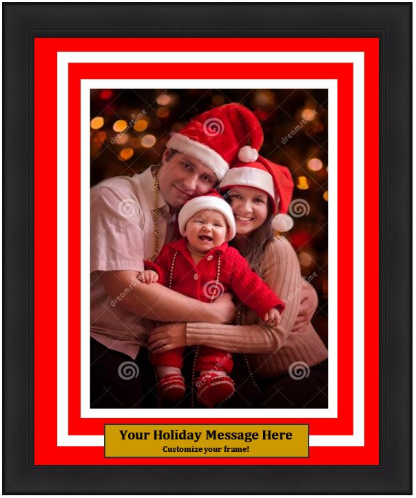 Dynasty Customized Holiday Photo Picture Frame Kit (Vertical) - Dynasty Sports & Framing 
