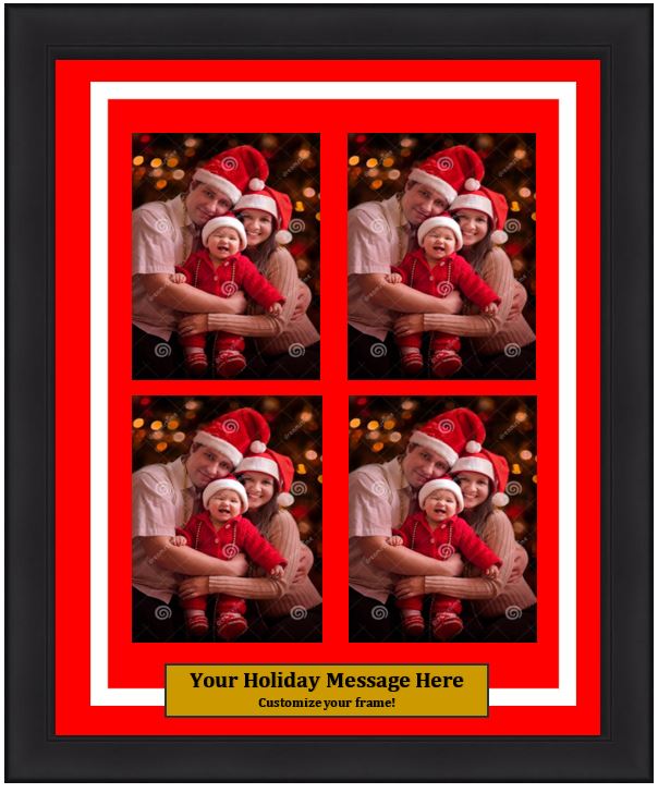 Dynasty Customized Holiday Photo Picture Frame Kit (Vertical) - Dynasty Sports & Framing 
