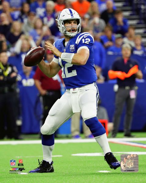 Andrew Luck in Action Indianapolis Colts 8" x 10" Football Photo - Dynasty Sports & Framing 