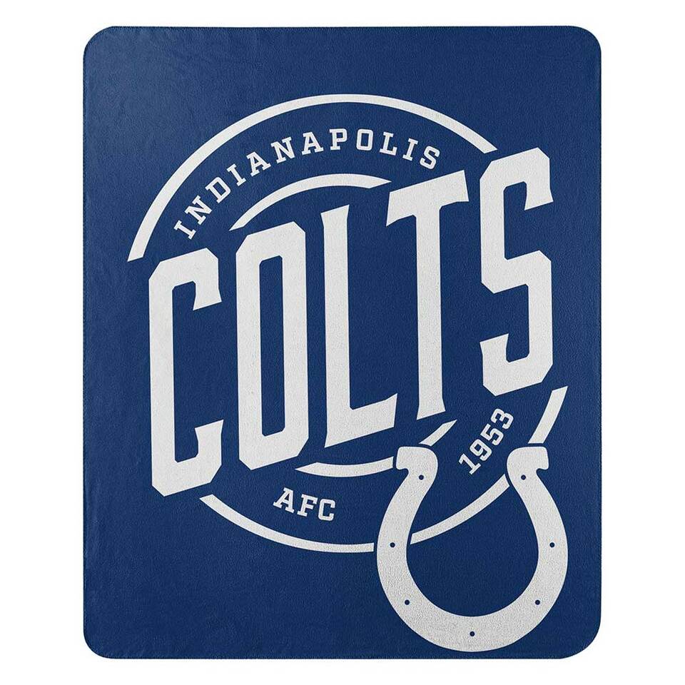 Indianapolis Colts 50" x 60" Campaign Fleece Blanket - Dynasty Sports & Framing 