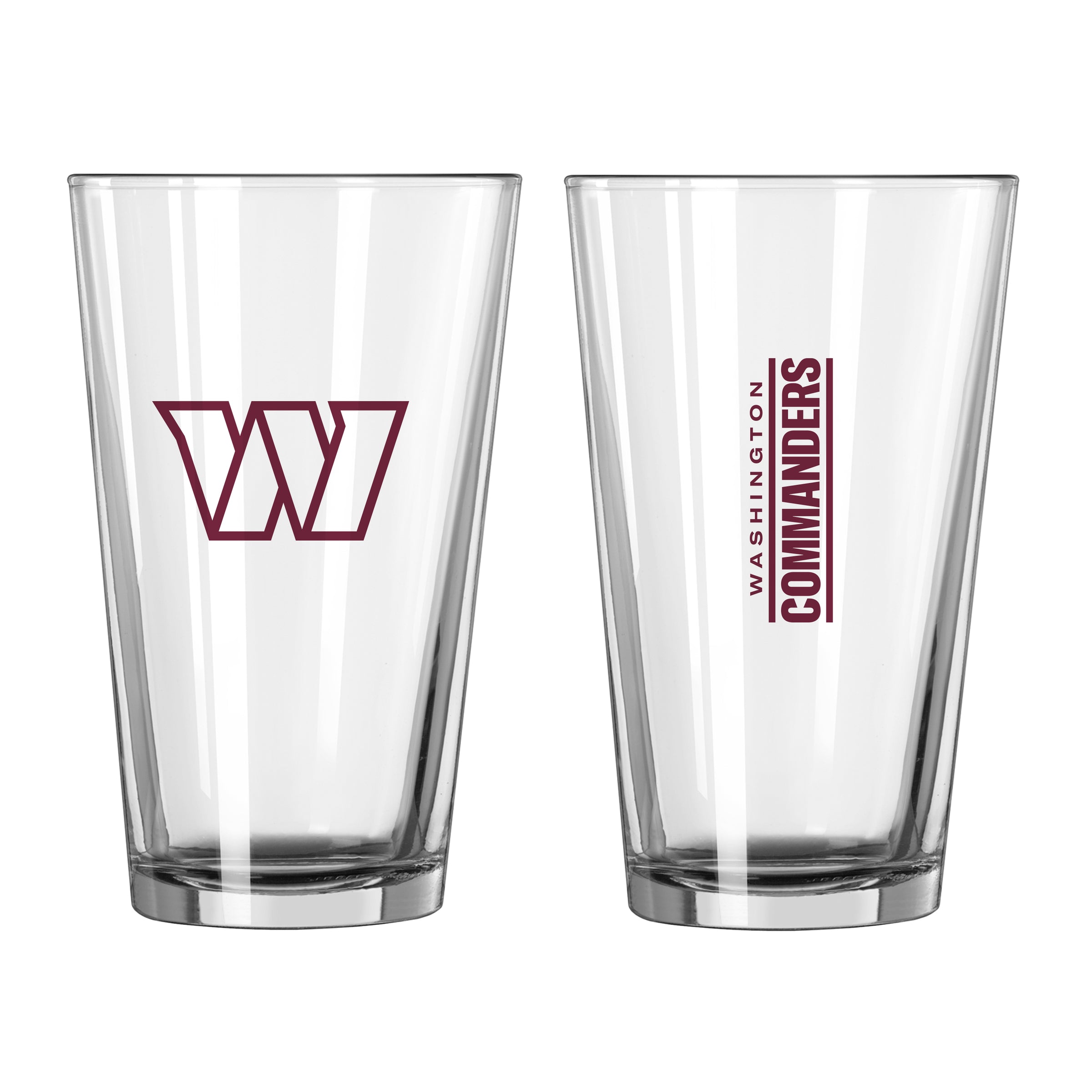 Washington Commanders Game Day Pint Glass - Dynasty Sports & Framing 