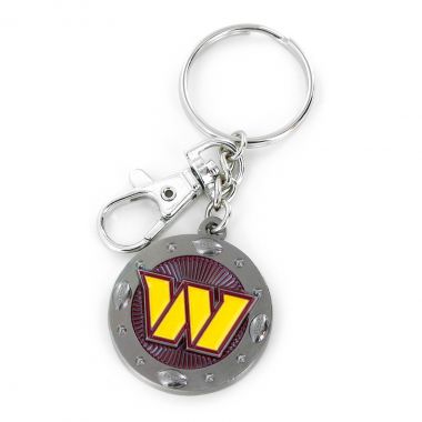 Washington Commanders Logo Impact Keychain - Dynasty Sports & Framing 