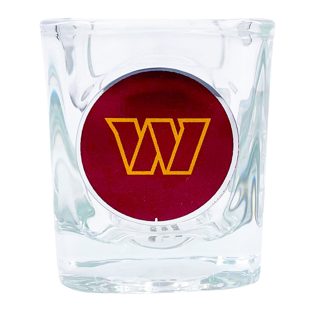 Washington Commanders Square Shot Glass - Dynasty Sports & Framing 