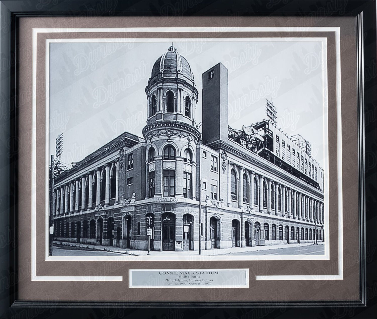 Philadelphia Connie Mack Stadium/Shibe Park Framed & Matted Photo - Dynasty Sports & Framing 