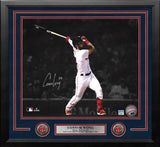 Connor Wong 1st Home Run Boston Red Sox Autographed 16" x 20" Framed Spotlight Photo - Silver - Dynasty Sports & Framing 