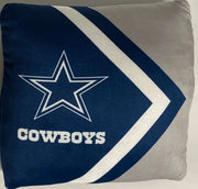 Dallas Cowboys Side Arrow Poly Span Throw Pillow - Dynasty Sports & Framing 