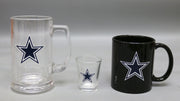 Dallas Cowboys 3-Piece Glassware Gift Set - Dynasty Sports & Framing 