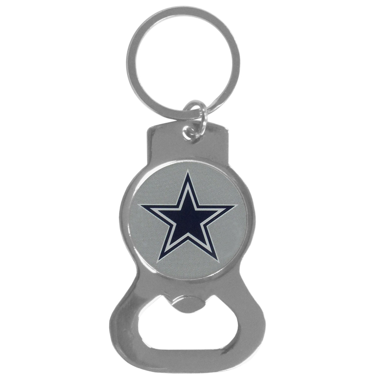 Dallas Cowboys Logo Bottle Opener Keychain - Dynasty Sports & Framing