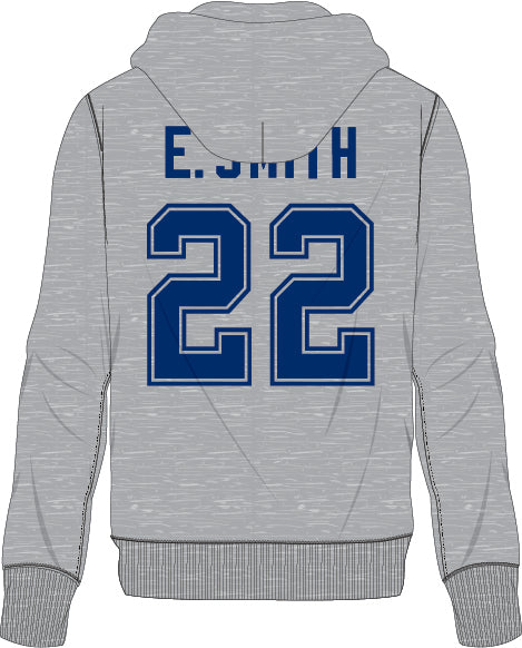 Emmitt Smith Dallas Cowboys Mitchell & Ness Throwback Name/Number Fleece Hoodie - Dynasty Sports & Framing 
