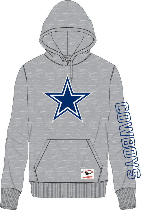 Emmitt Smith Dallas Cowboys Mitchell & Ness Throwback Name/Number Fleece Hoodie - Dynasty Sports & Framing 