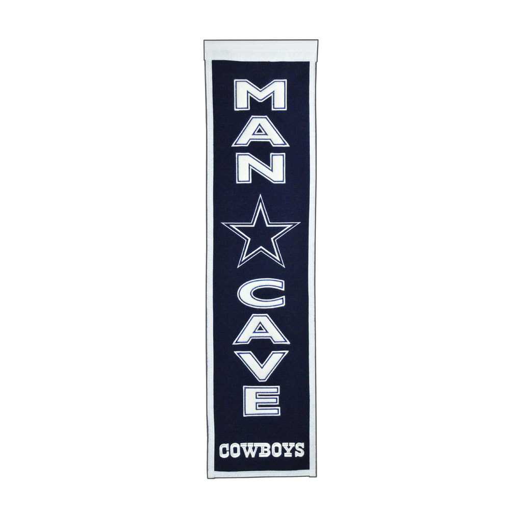 Dallas Cowboys Man Cave Heritage Banner - Dynasty Sports & Framing
