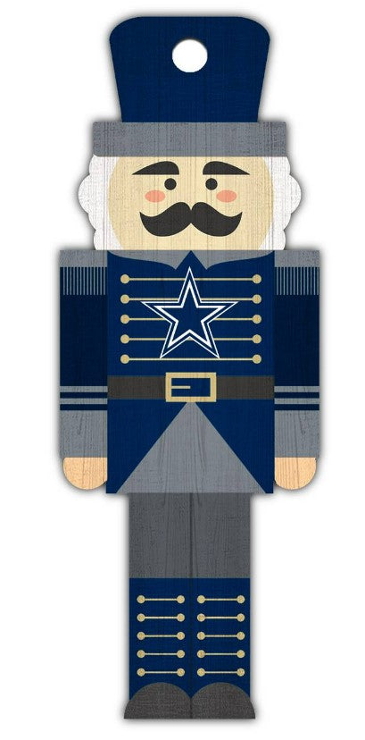 Dallas Cowboys Wood Nutcracker Ornament - Dynasty Sports & Framing 