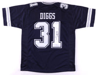 Trevon Diggs Dallas Cowboys Autographed Navy Blue Football Jersey - Dynasty Sports & Framing 