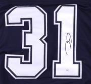 Trevon Diggs Dallas Cowboys Autographed Navy Blue Football Jersey - Dynasty Sports & Framing 