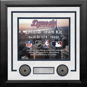 Dallas Cowboys Custom NFL Football 16x20 Picture Frame Kit (Multiple Colors) - Dynasty Sports & Framing 