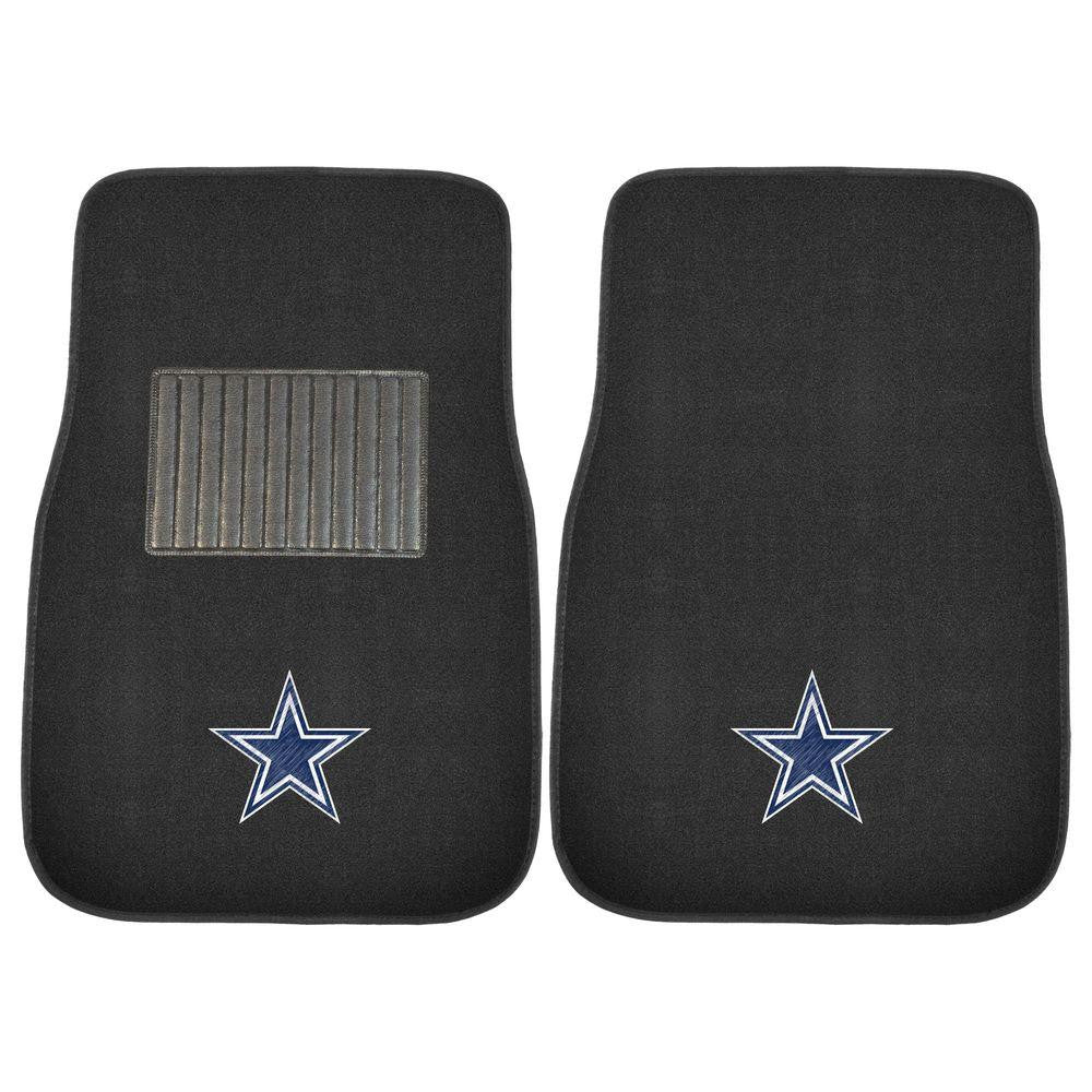 Dallas Cowboys NFL Football 2 Piece Embroidered Car Mat Set - Dynasty Sports & Framing 